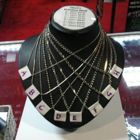 Base Necklace Chain/Leather Styles - Assorted