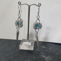 Teal Romanov Earrings