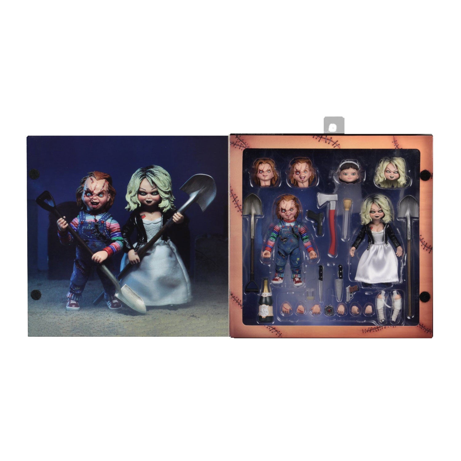 Child's Play 2 Bride Of Chucky 7" Figure 2pk
