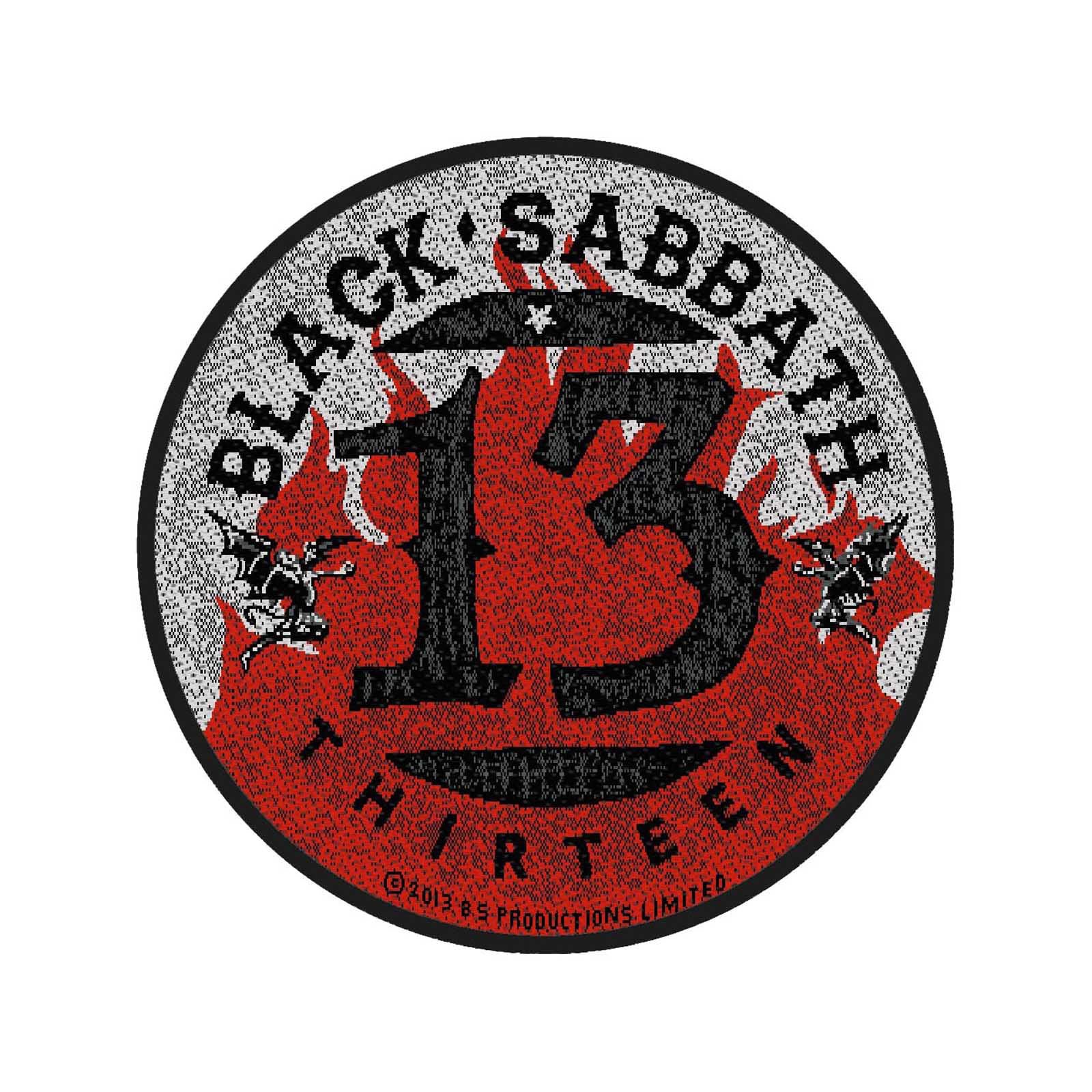 BLACK SABBATH 13 Circle Patch