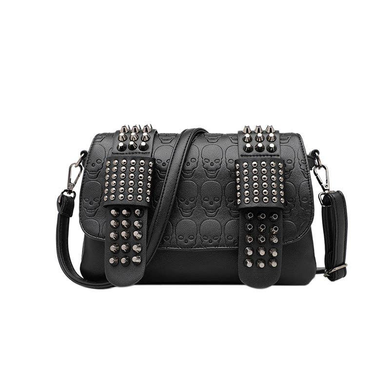 Rivetdead Skull Shoulder Bag