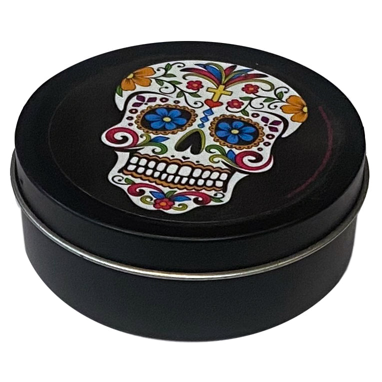 Dia de los Muertos Sugar Skull Carry Trinket Tin