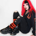 Bloodthirst Striped Leg Warmers
