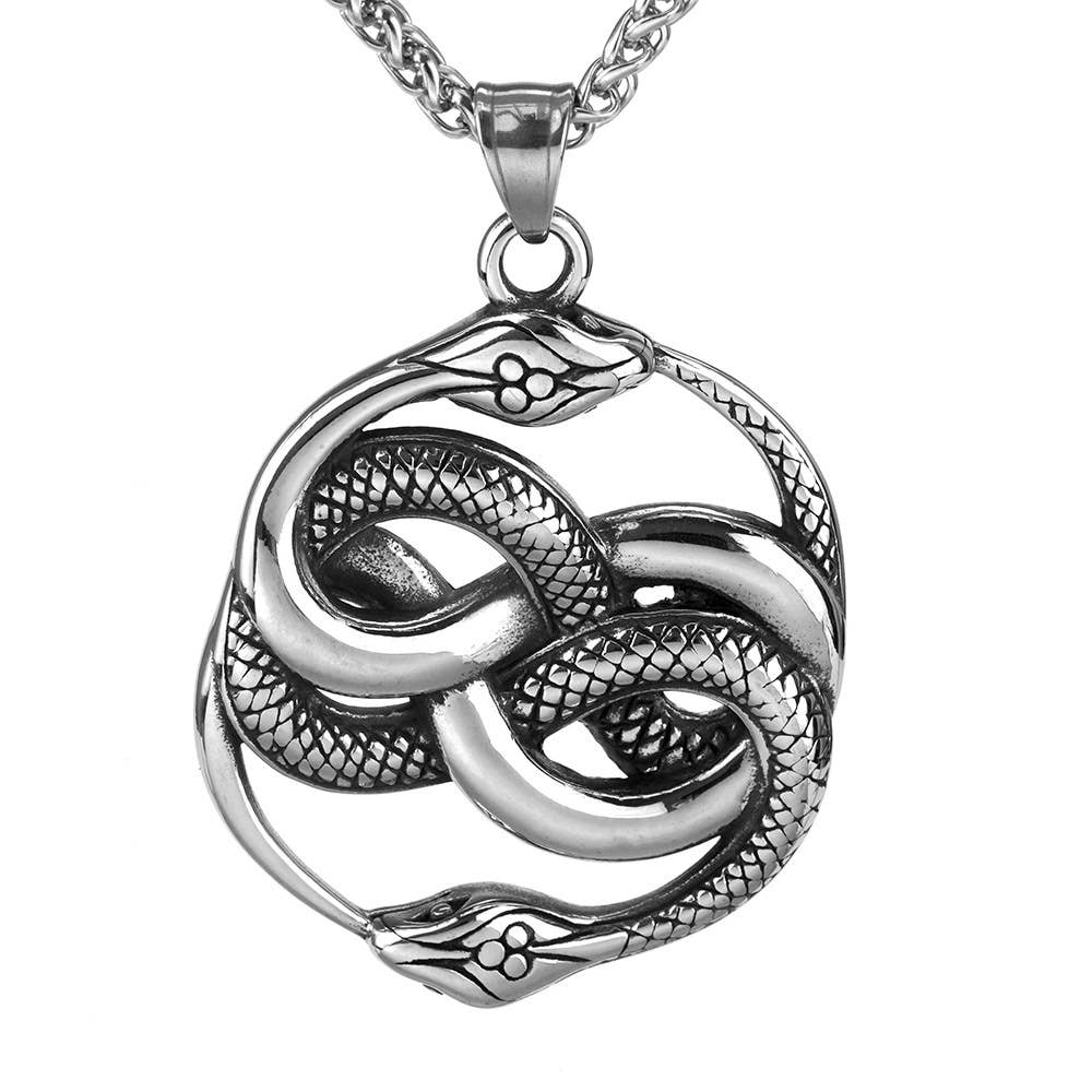 Entwined Serpent Necklace