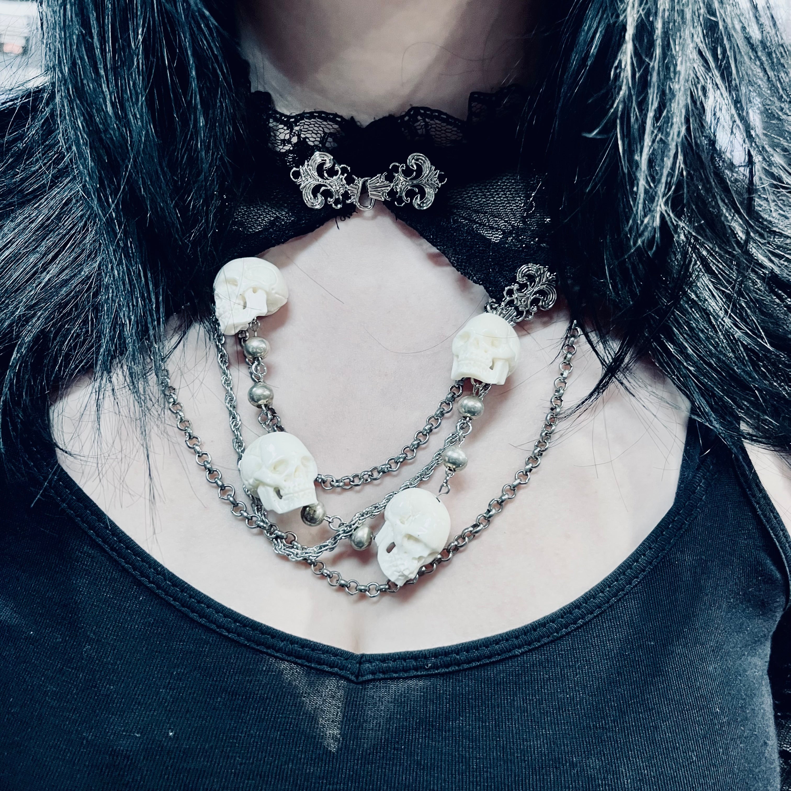 Headhunter Buffalo Bone Necklace