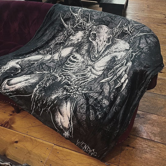 Wendigo Throw Blanket