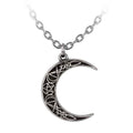 A Pact with a Prince Moon Pendant Necklace