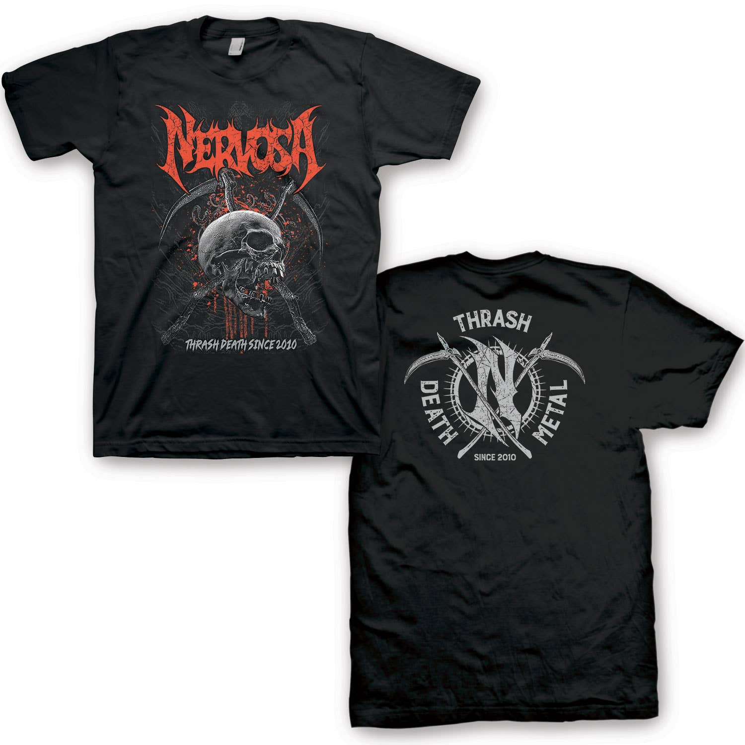 NERVOSA: Skull Chaos Tee
