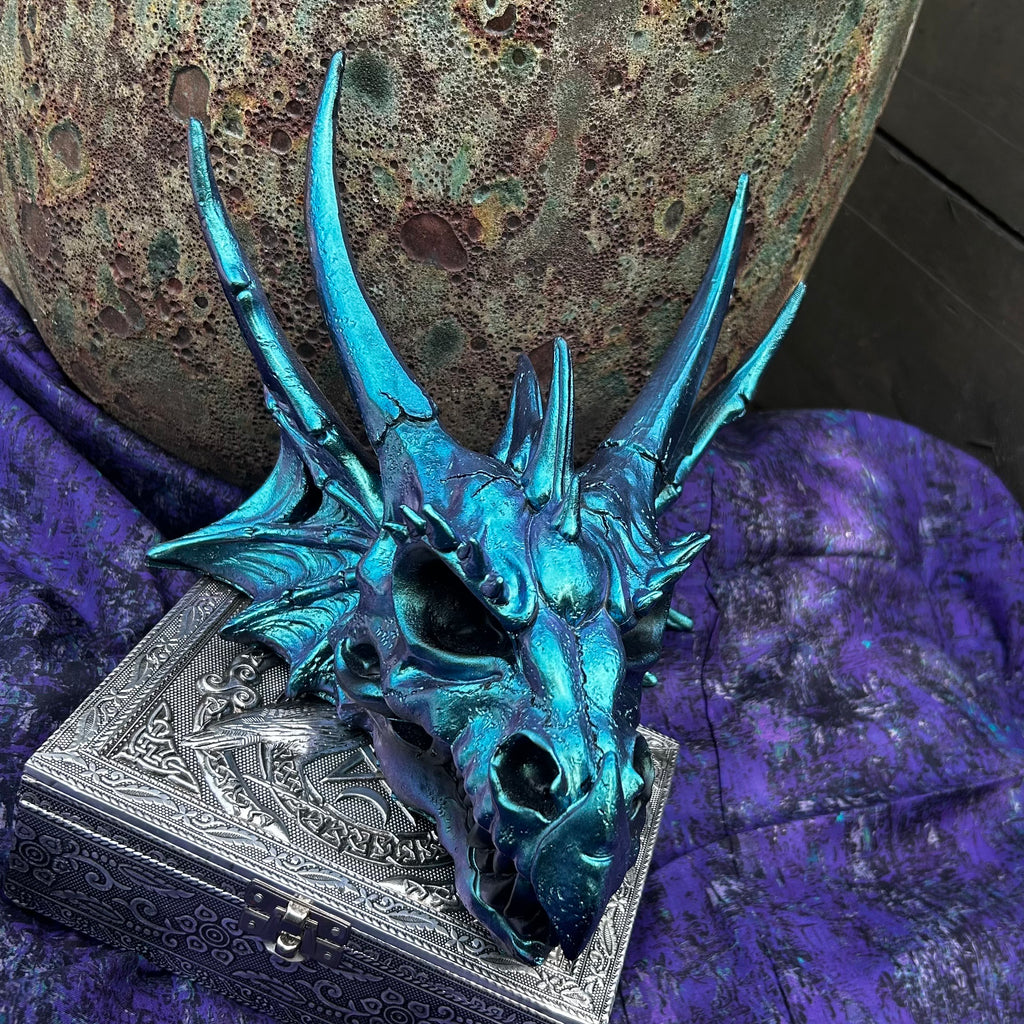 Mystic Dragon Wall Hanging Skull
