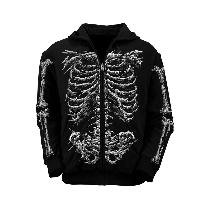 Dead Inside Skeleton Hoodie
