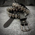 Nemesis Skull Studded Leather Belt