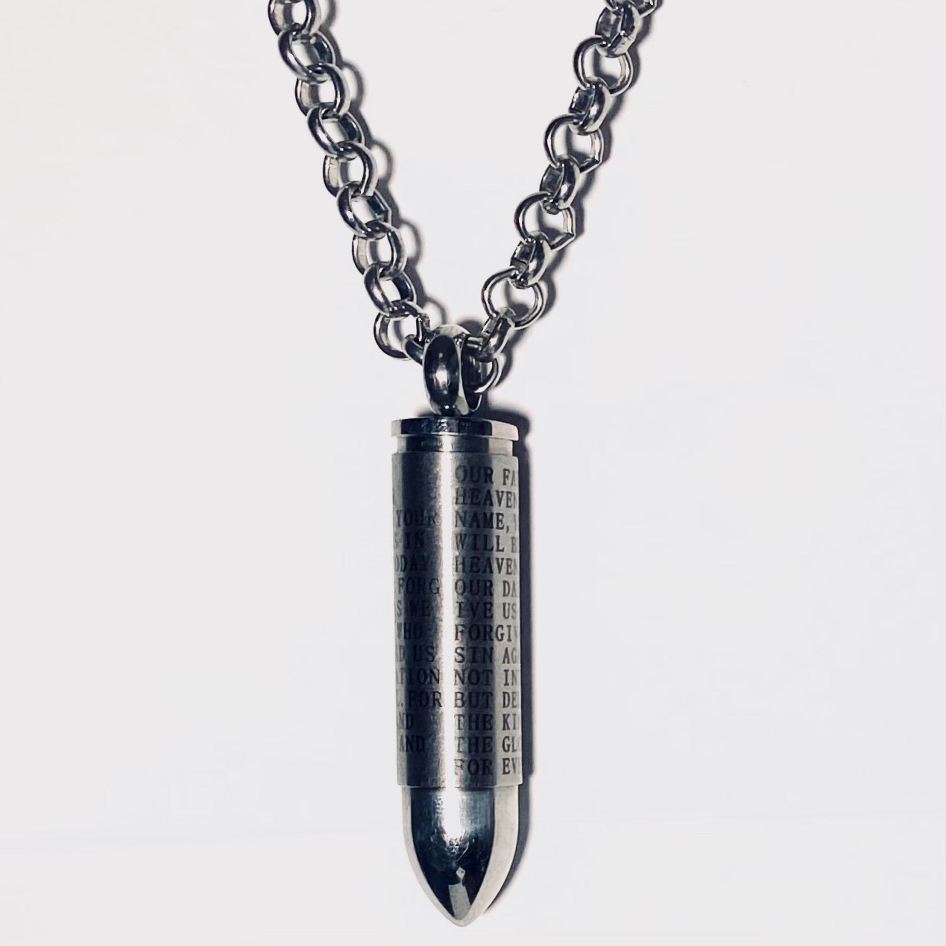 Lords Prayer Bullet Cremation Vial