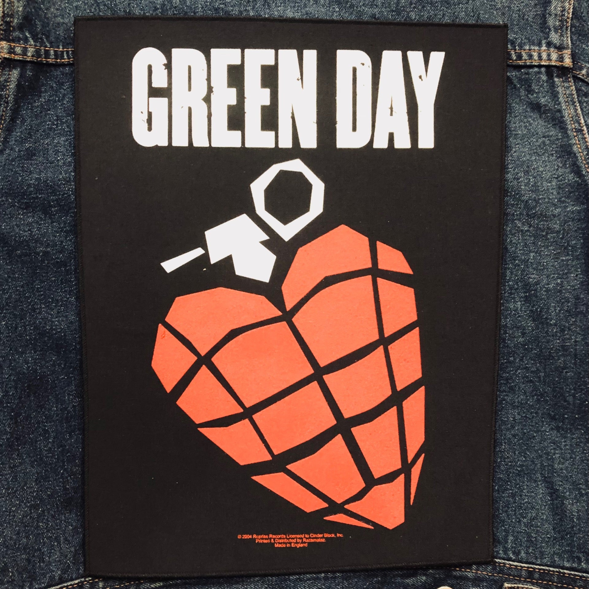 GREEN DAY American Idiot Back Patch