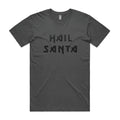 Hail Santa Flocked Print Tee