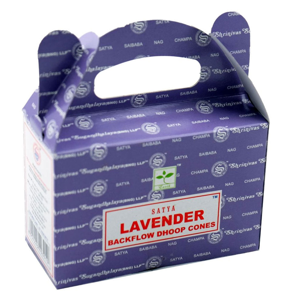 Backflow Lavender Sataya Incense Cones