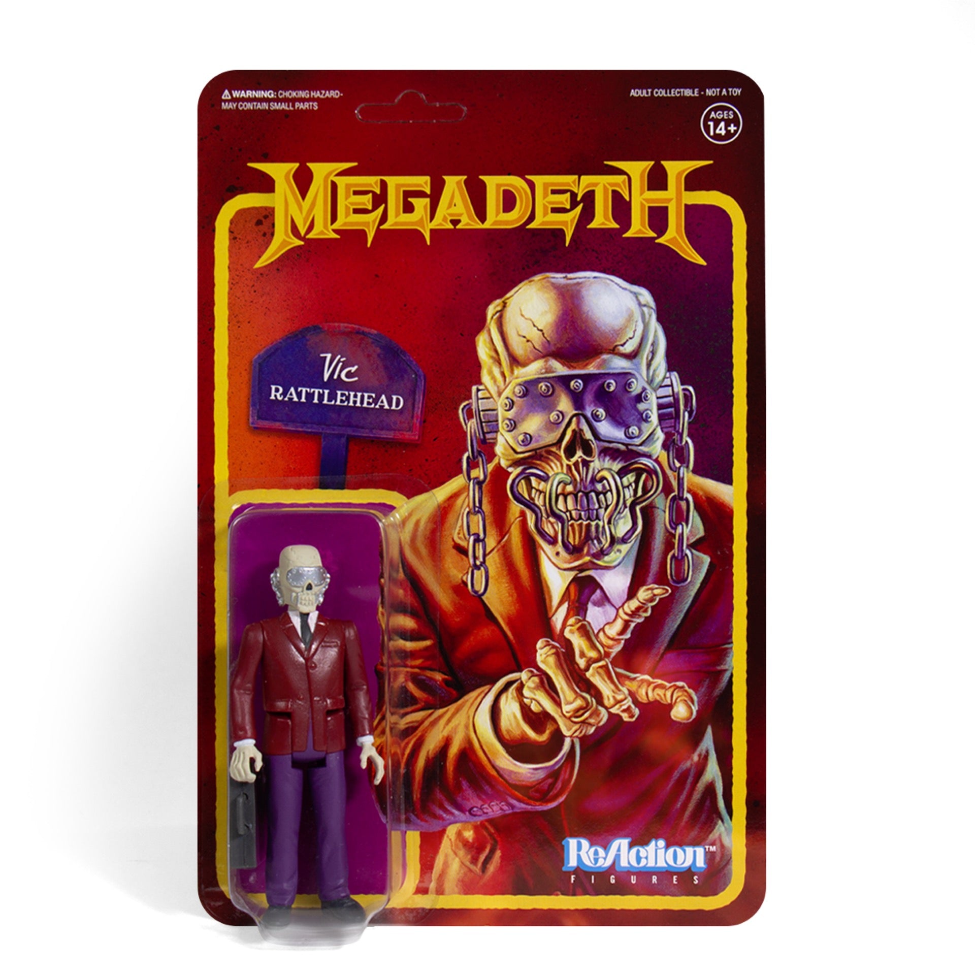 MEGADETH ReAction Figure Vic Rattlehead
