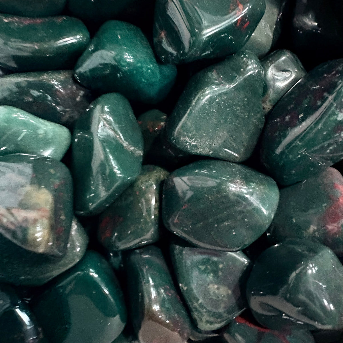 Bloodstone Tumbled Gemstone Single Stone
