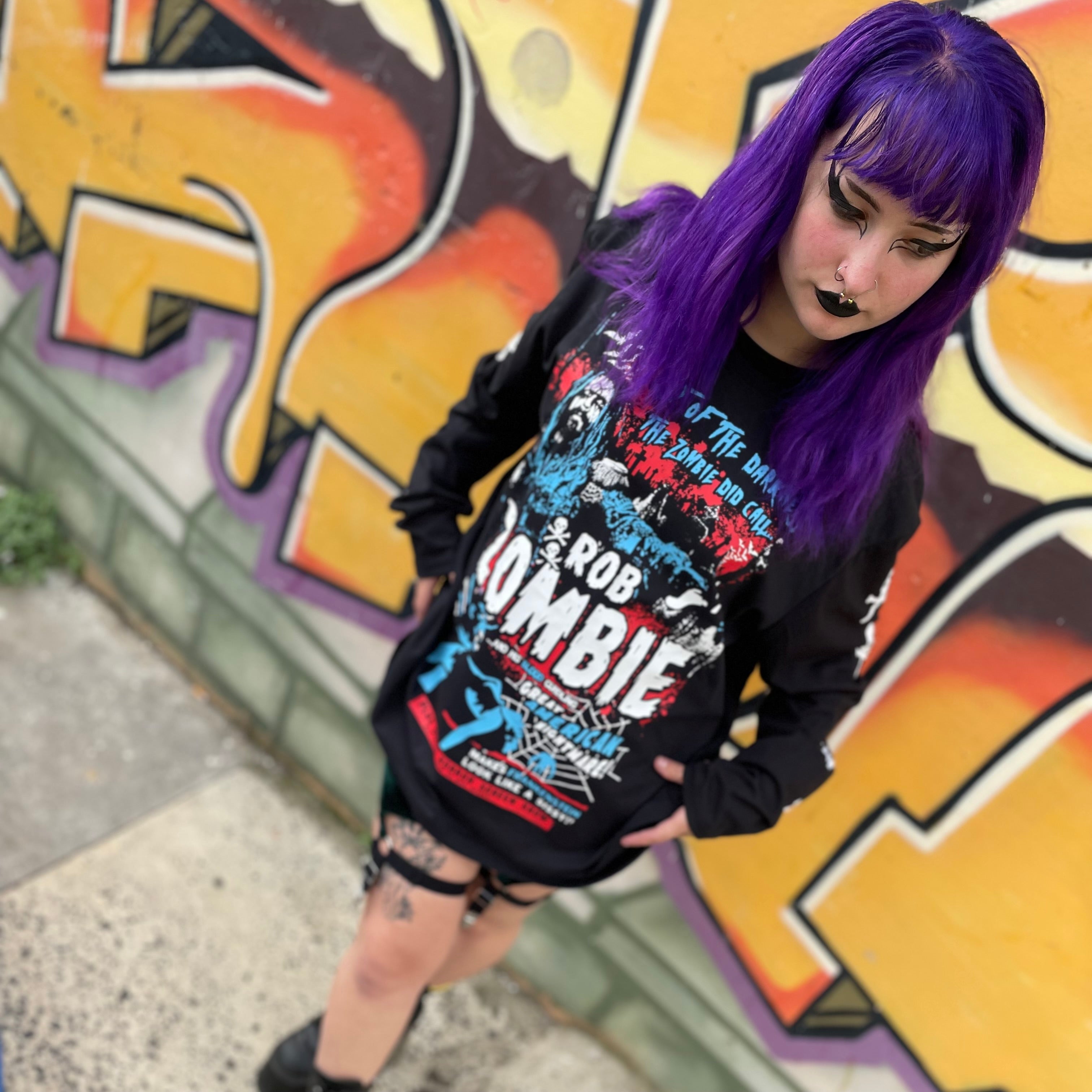 ROB ZOMBIE Zombie Call Longsleeve Tee