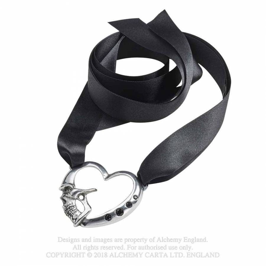 Etendu Mort Da Coeur Choker