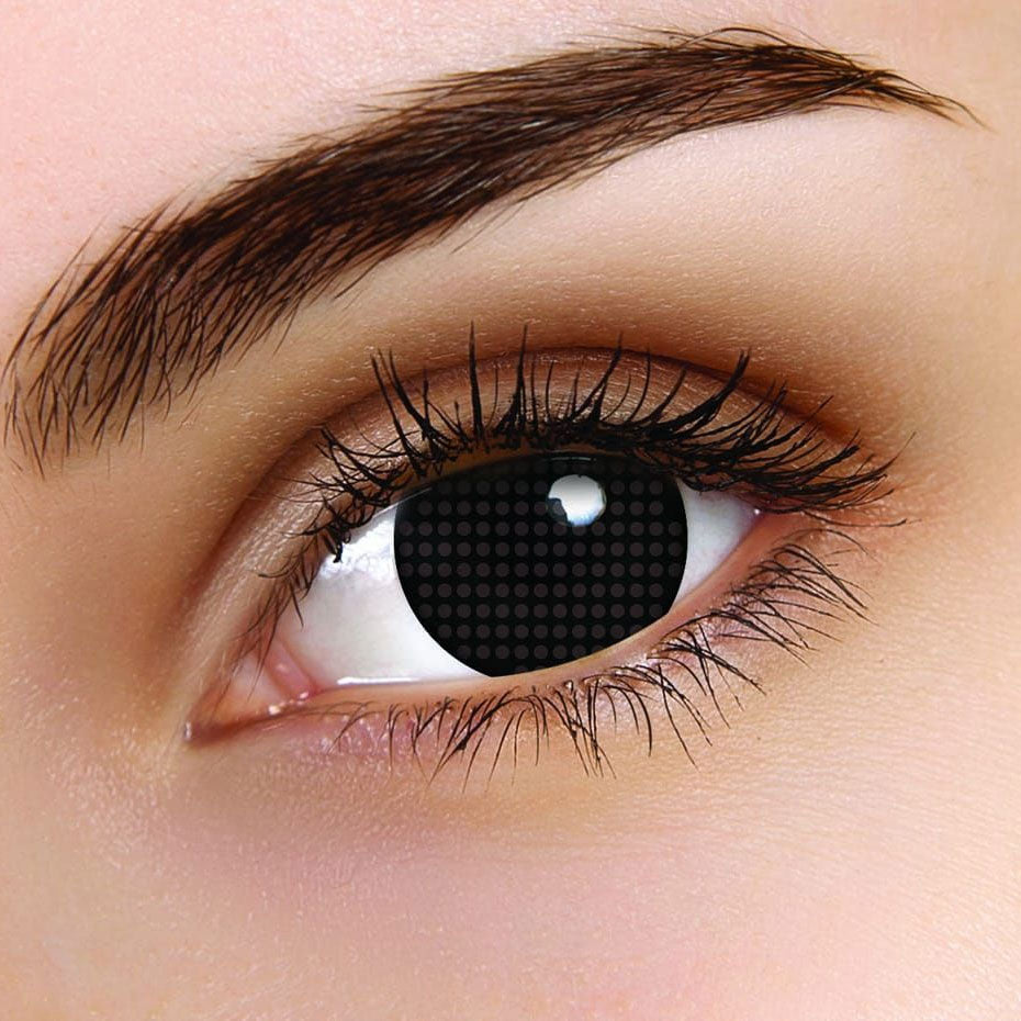 Black Screen Contact Lenses