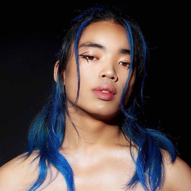 Synthwave Black/Blue Attitude Hair Dye Duo