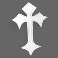 White Crucifix Patch