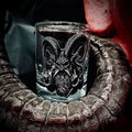 Krampus Hunts Shot Glass