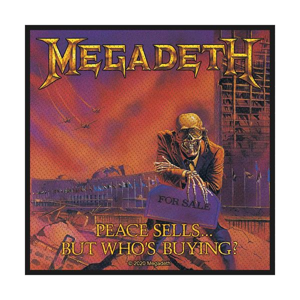 MEGADETH Peace Sells Patch