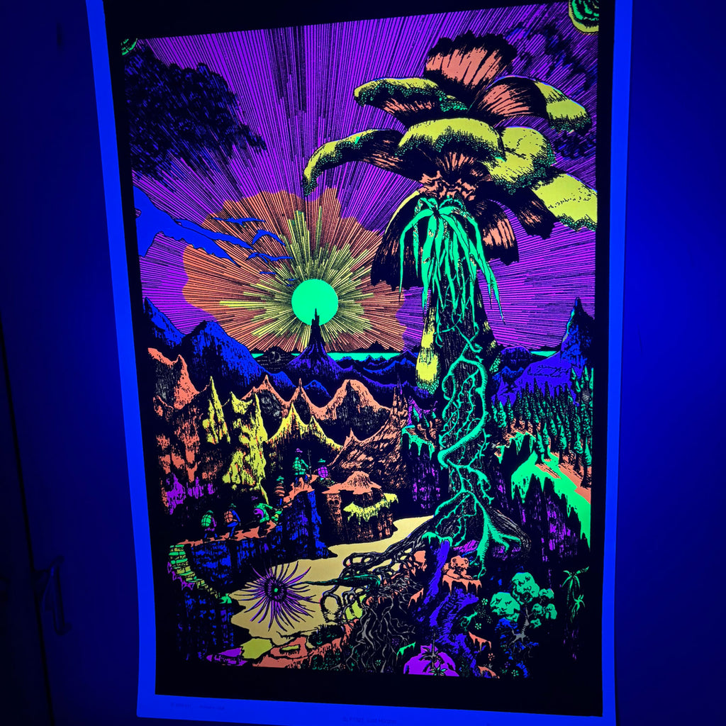 Lost Horizon Flocked Blacklight Poster 192