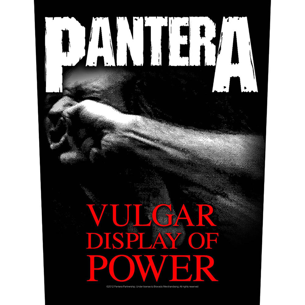 PANTERA Vulgar Display Of Power Back Patch