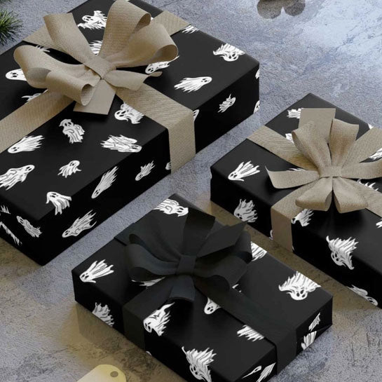 Halloween Ghosts Wrapping Paper