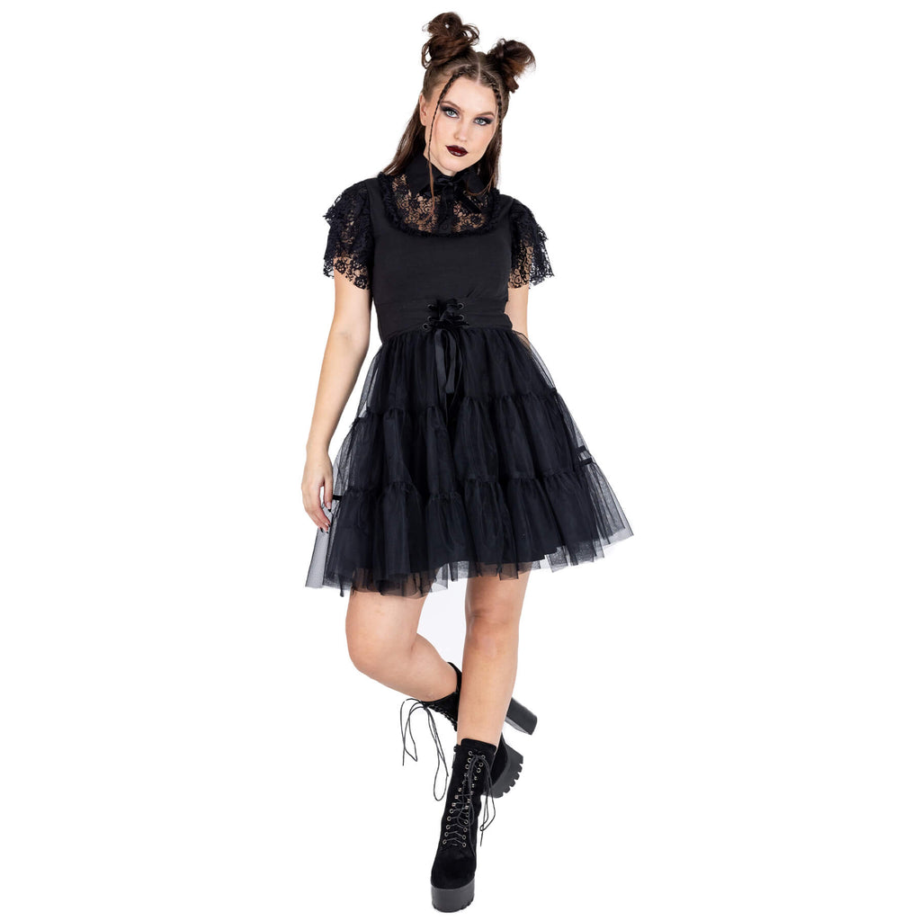 Nevermore Layered Gothic Dress