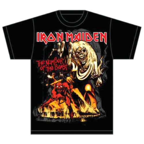 IRON MAIDEN Number Of The Beast Red Tee