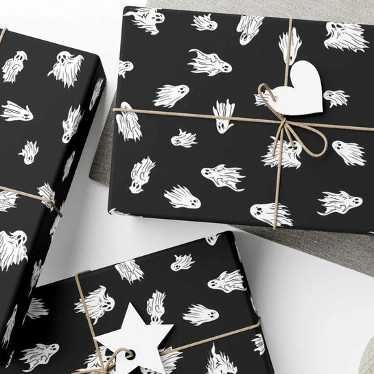 Halloween Ghosts Wrapping Paper