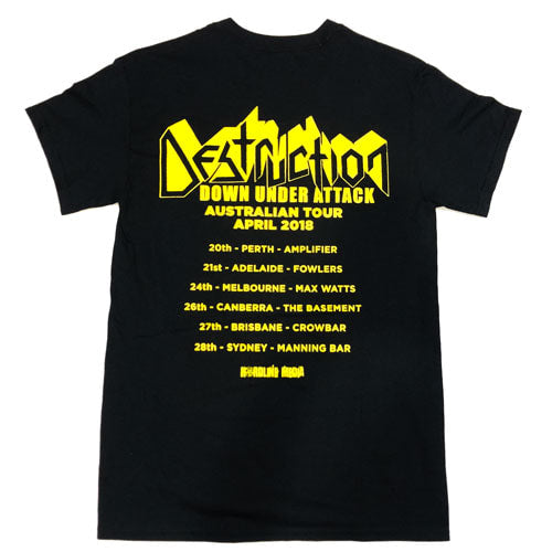 DESTRUCTION Down Under Attack Tee