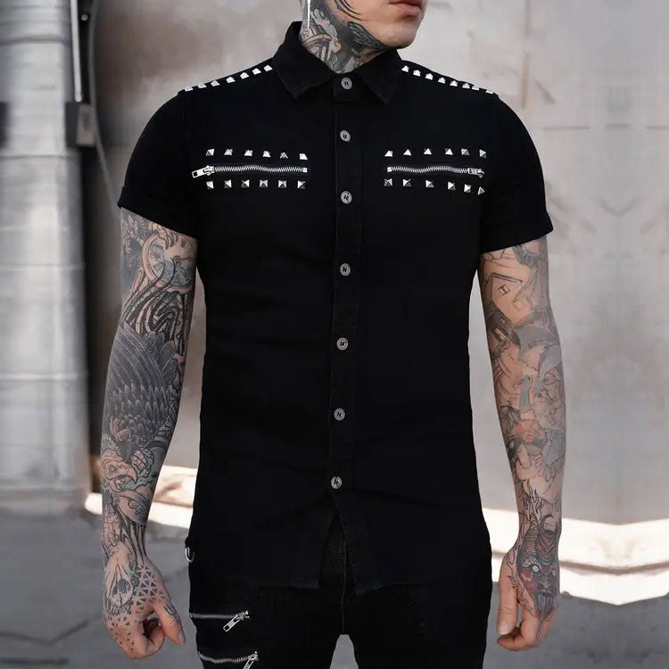 Shallow Grave Studded Shirt