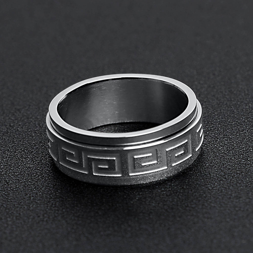 Meandros Lights Spinner Ring