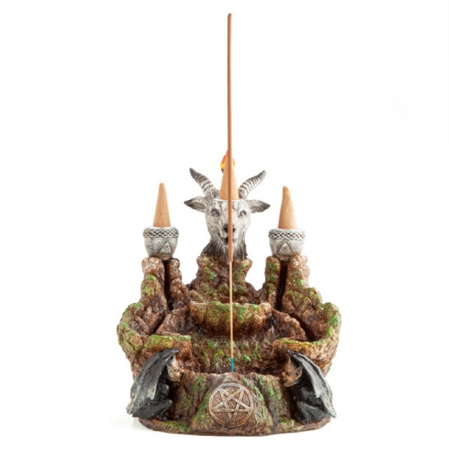 Mountain of the Unholy Goat Baphomet Backflow Burner