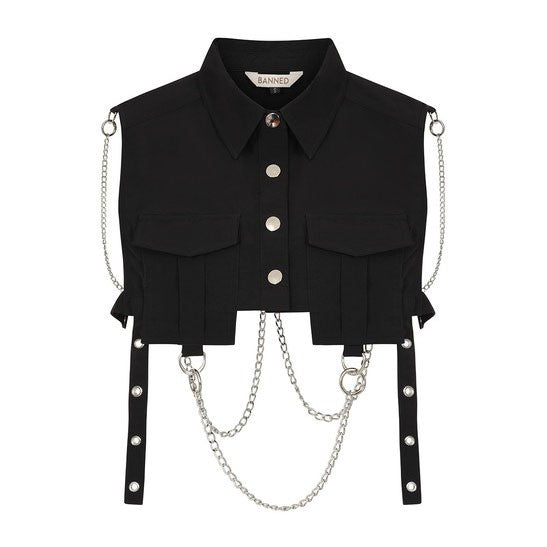Chained for Chaos Harness Crop Top