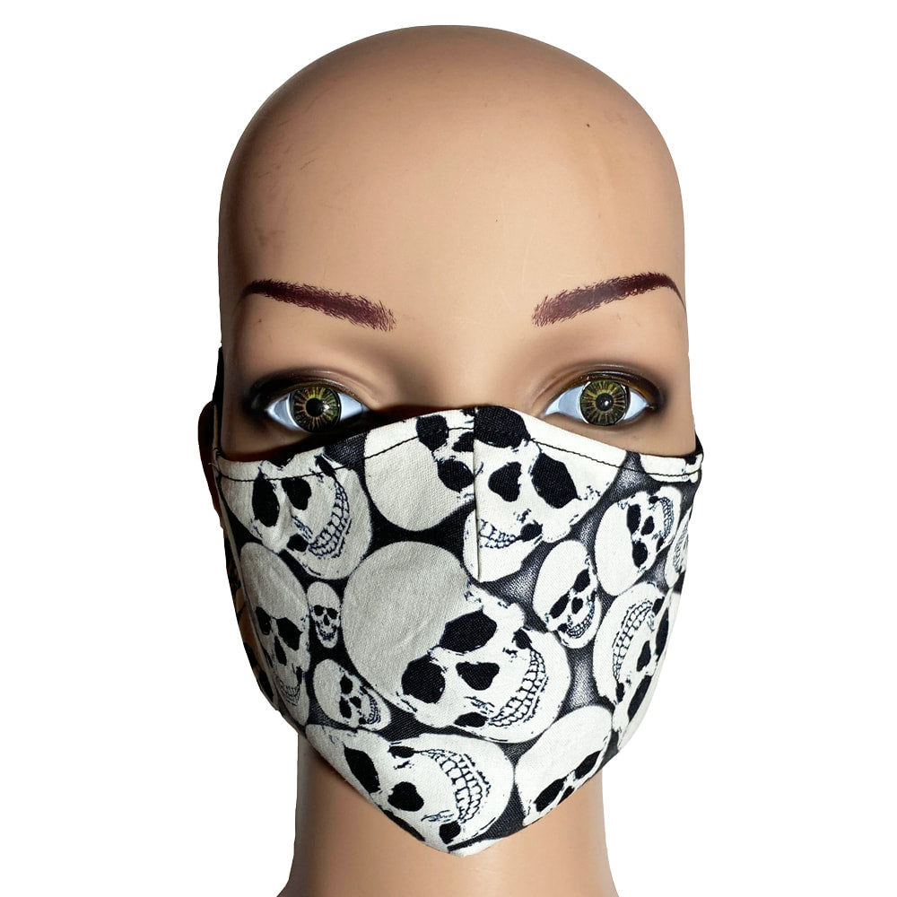 Moonlit Ossuary Face Mask - Glow in the Dark