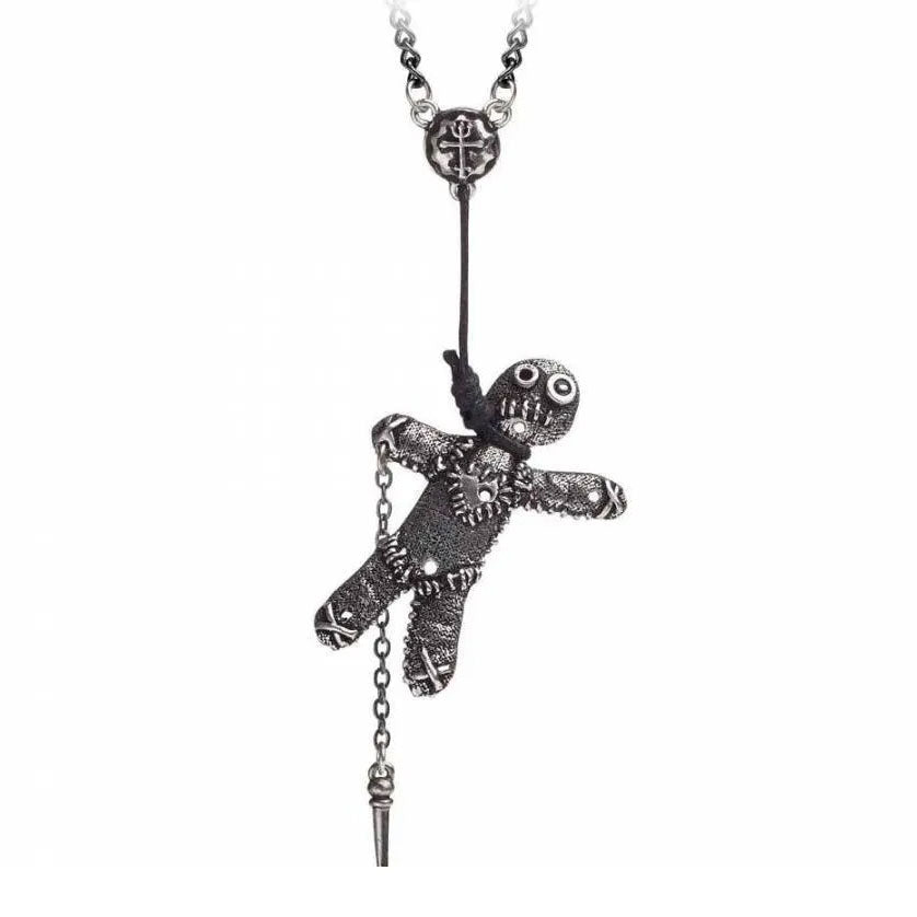 Voodoo Doll Pendant Necklace