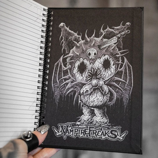 Hell Kitty Spiral Journal