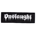 ONSLAUGHT White Logo Strip Patch