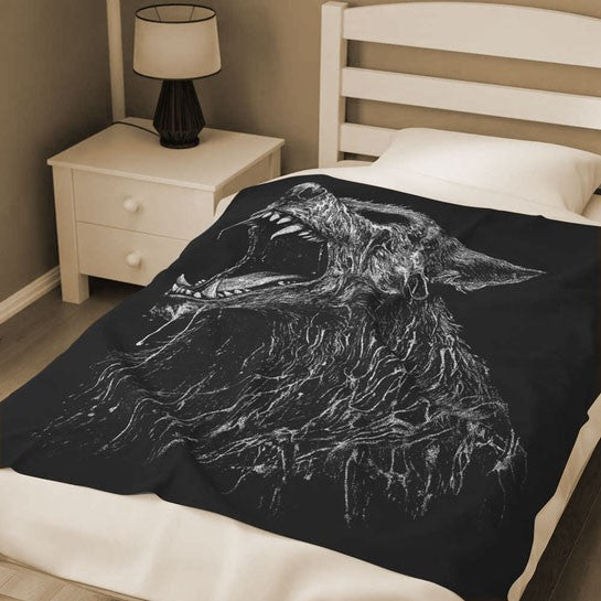 Lycanthrope Throw Blanket