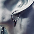Warrior Spike Hoop Earrings