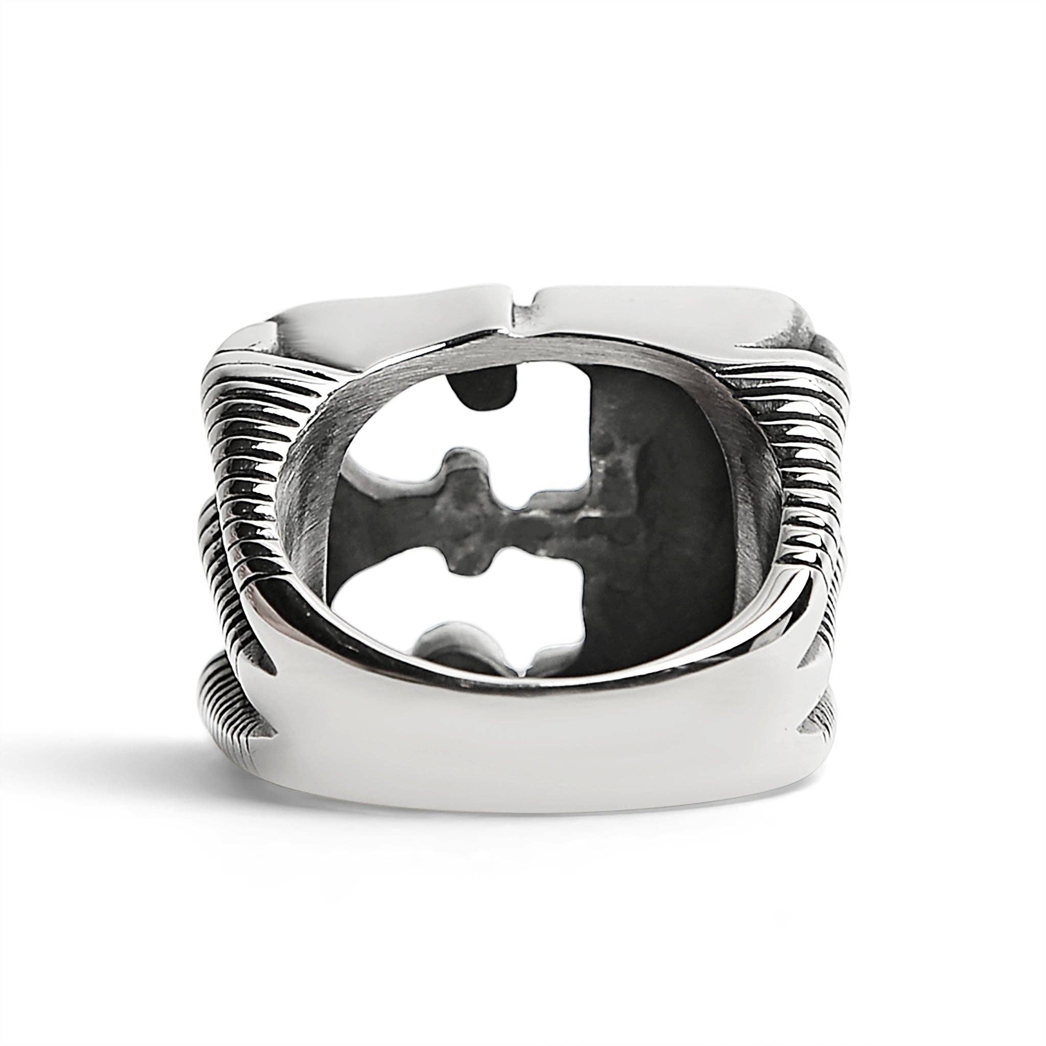 Lucky "13" Dragon Claw Signet Ring