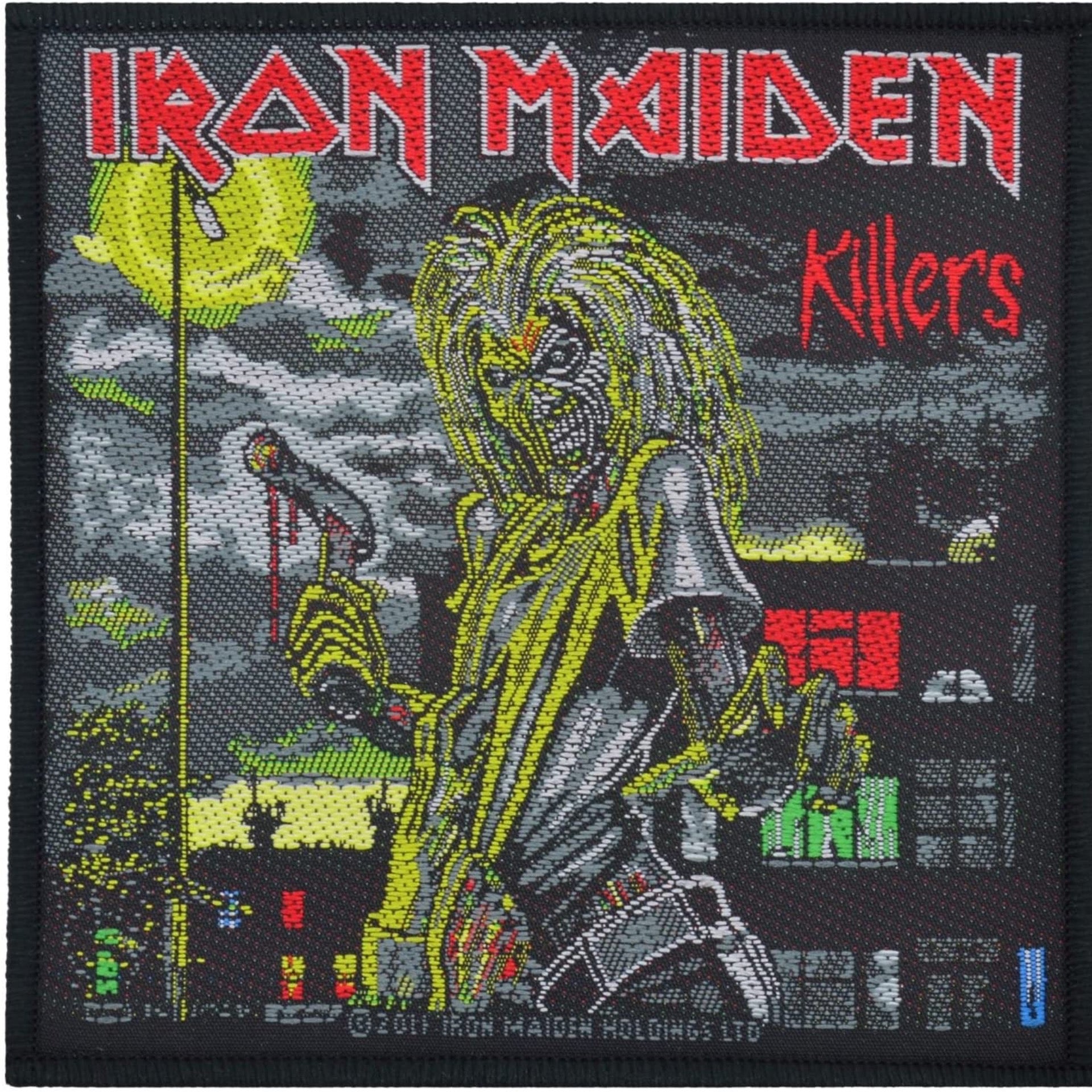 IRON MAIDEN Killers Woven Patch