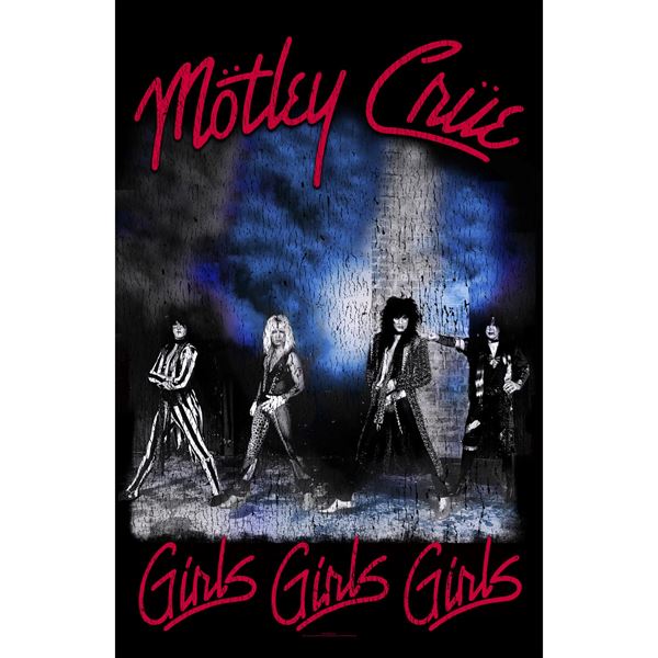 MOTLEY CRUE Girls, Girls, Girls Wall Flag