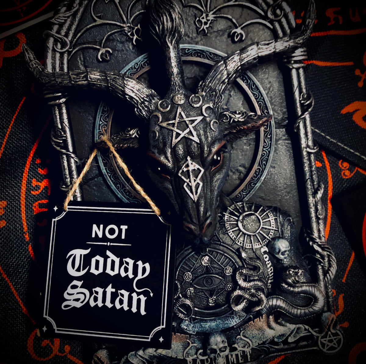 Invocation of Baphomet Wall Plaque