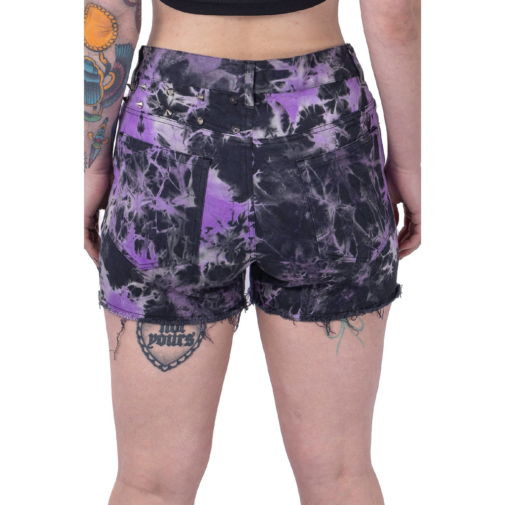Gaia Trashed Tie-Dye Shorts